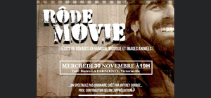 Mercredi 30 novembre 19h   Rôde Movie avec  Joffrey Corboz